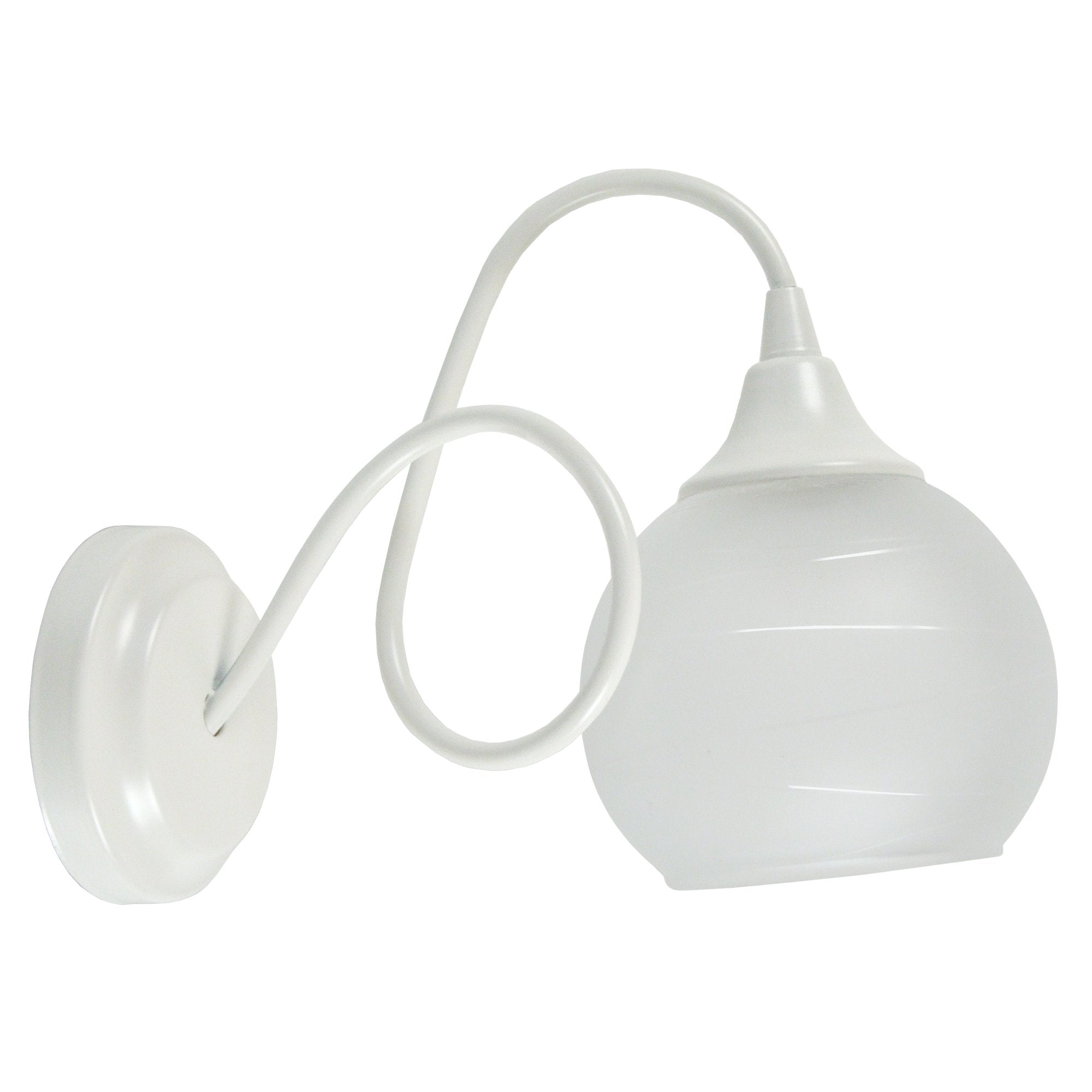 Applique TOSEL ACTUELLE métal, verre H20xD18xP18cm - 1 Lumière