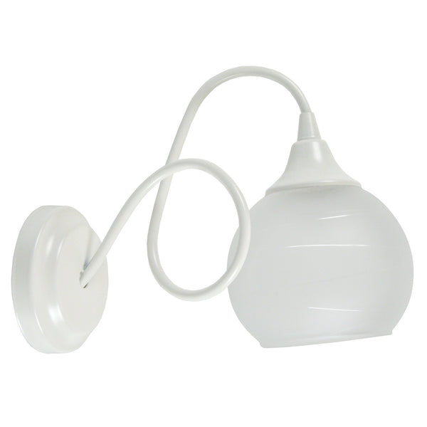 Applique TOSEL ACTUELLE métal, verre H20xD18xP18cm - 1 Lumière