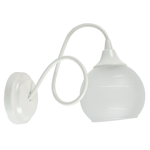 Applique TOSEL ACTUELLE métal, verre H20xD18xP18cm - 1 Lumière