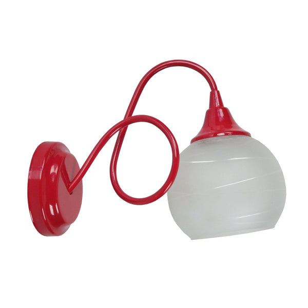 Applique TOSEL ACTUELLE métal, verre H20xD18xP18cm - 1 Lumière