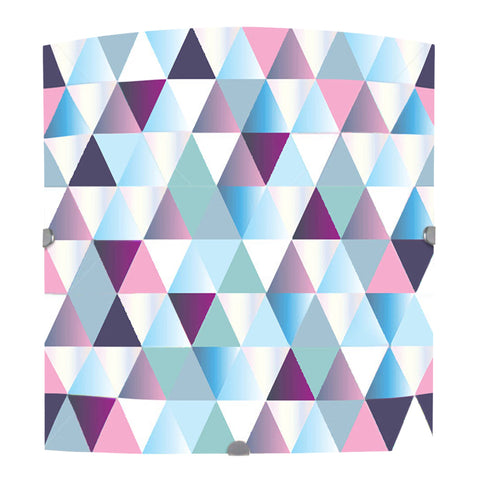 Applique TOSEL DIAMONDS,verre, H10xD30xP30  cm.