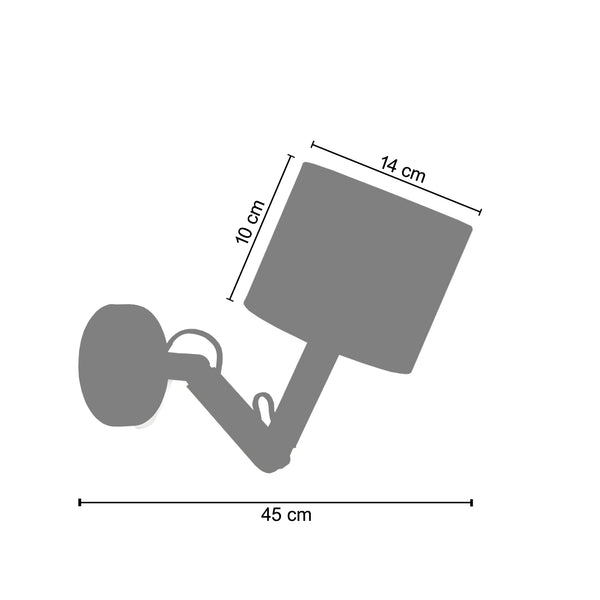 <transcy>Aplique GERI  16cm - 1 Luz </transcy>