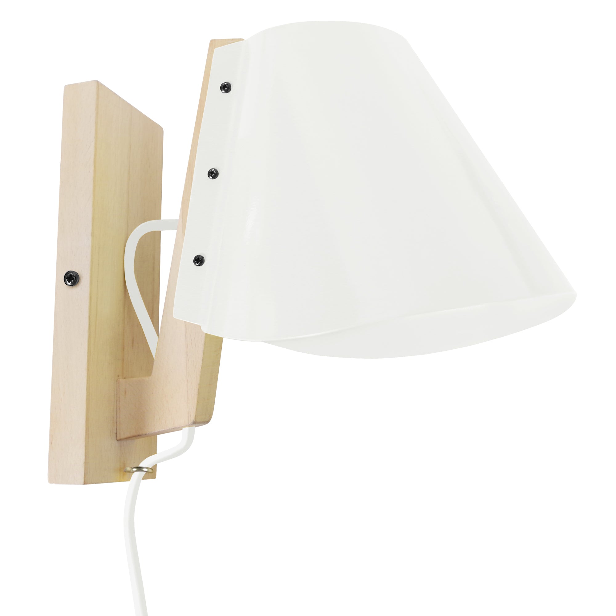 Applique TOSEL BILEZA,bois naturel, H24xD27xP16  cm.