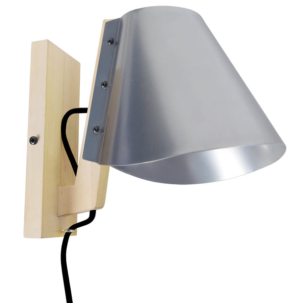 Applique TOSEL BILEZA,bois naturel, H24xD27xP16  cm.