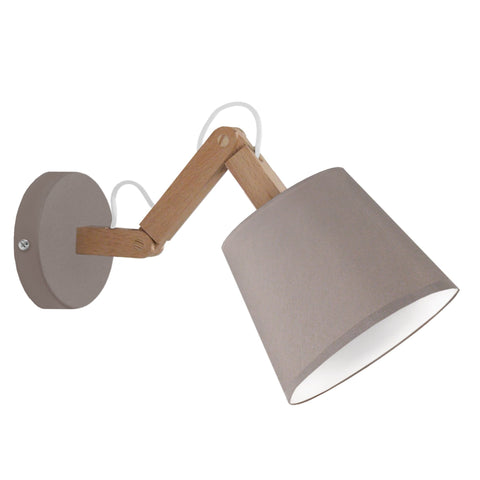Applique TOSEL GERI,bois naturel, H45xD45xP18  cm.