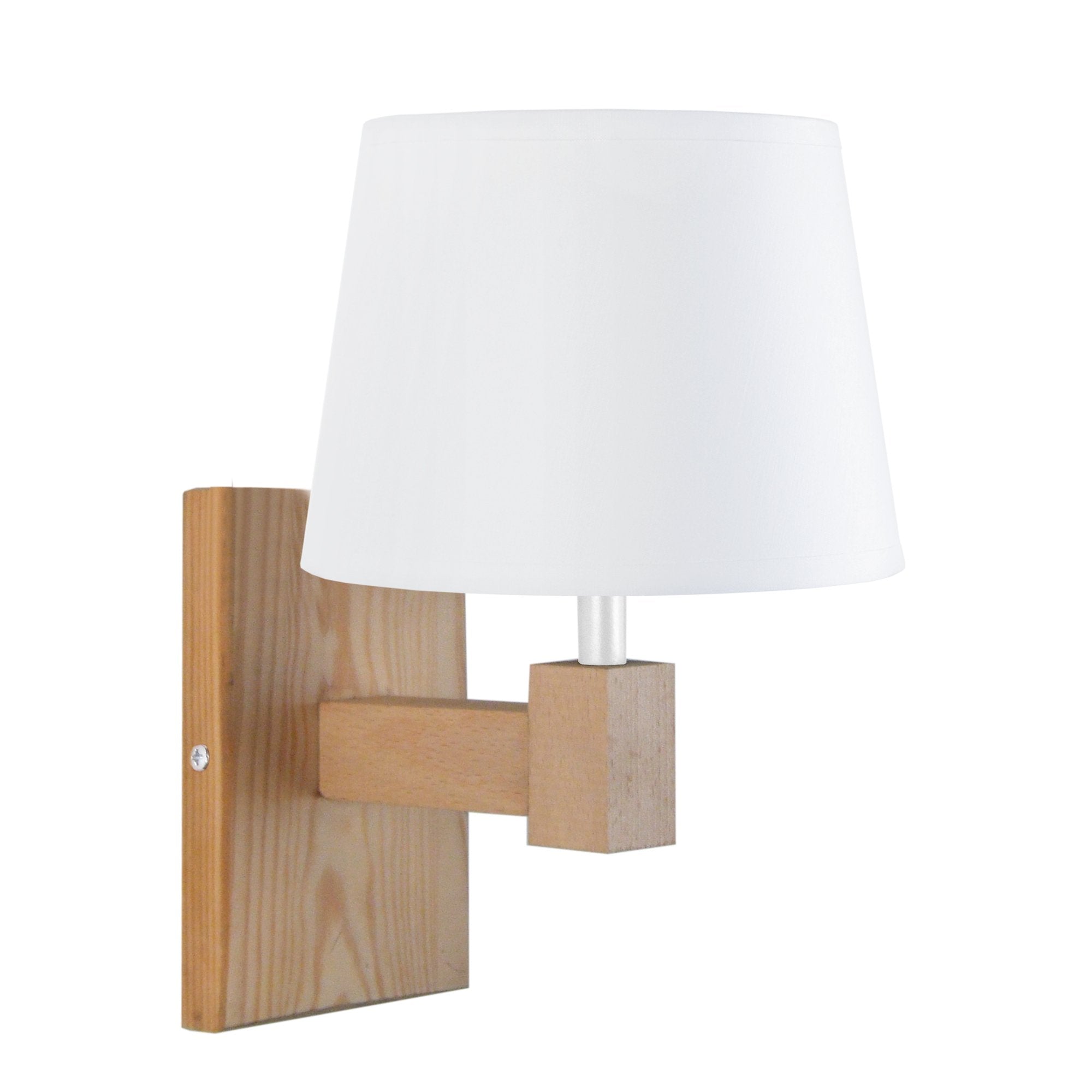Applique TOSEL HOD B,bois naturel, H25xD25xP16  cm.