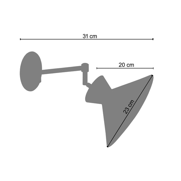 <tc>Aplique LEEDS  31cm - 1 Luz </tc>