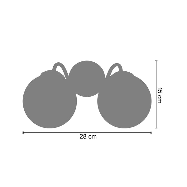 Applique OGGI 23 cm - 2 Lumières