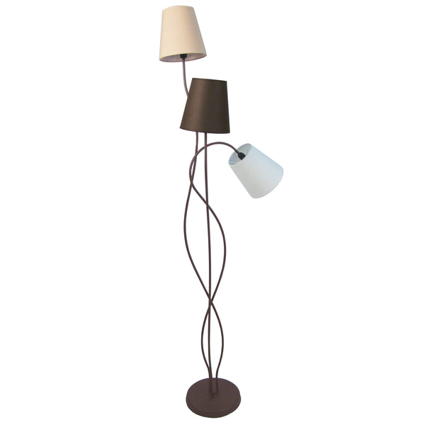 Lampadaire TOSEL NICE,métal , H153xD30xP30  cm.
