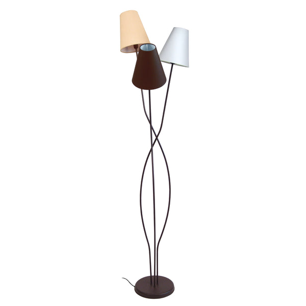 Lampadaire TOSEL LILLE,métal , H168xD40xP40  cm.