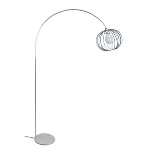 Lampadaire TOSEL ALFENA ARC,métal, H190xD30xP30  cm.