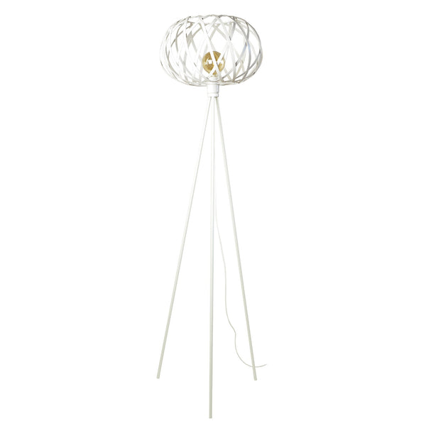 Lampadaire TOSEL CITROUILLE,métal, H166xD40xP40  cm.