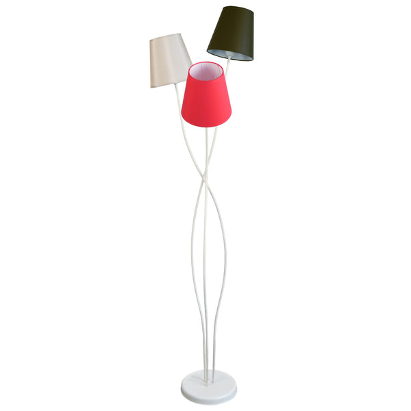 Lampadaire TOSEL LILLE,métal , H168xD40xP40  cm.