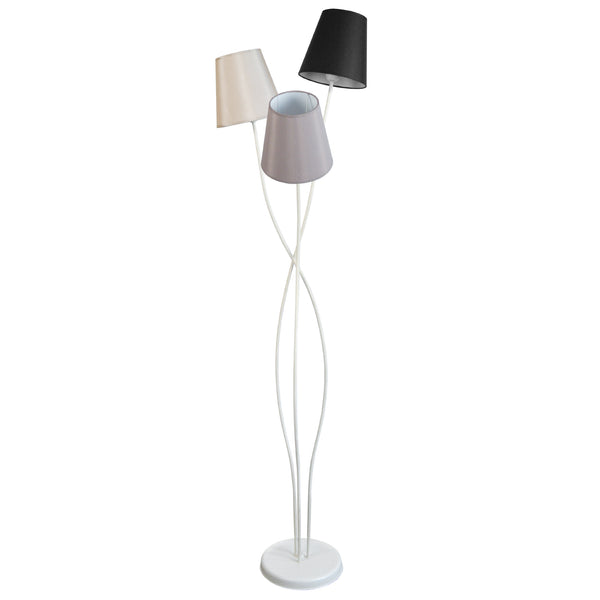 Lampadaire TOSEL LILLE,métal , H168xD40xP40  cm.
