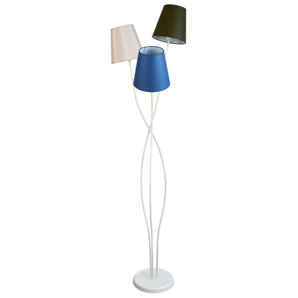 Lampadaire TOSEL LILLE,métal , H168xD40xP40  cm.