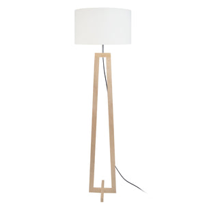 Lampadaire TOSEL VILI,bois , H156xD50xP50  cm.