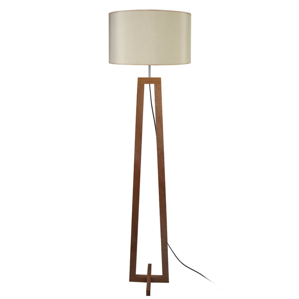 Lampadaire TOSEL VILI,bois , H156xD50xP50  cm.