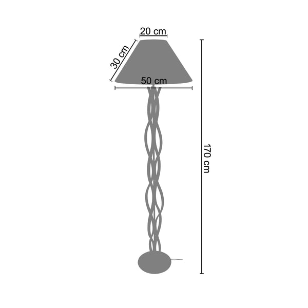 Lampadaire TOSEL ONDAS  H170xD50xP50cm- 1 Lumière