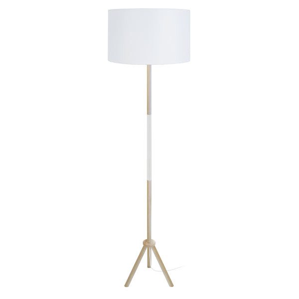 Lampadaire TOSEL TRIDENT,bois, H165xD40xP40  cm.