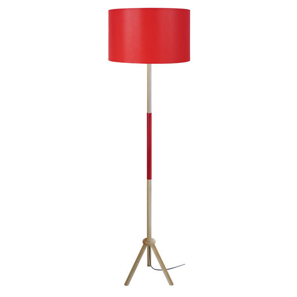 Lampadaire TOSEL TRIDENT,bois, H165xD40xP40  cm.