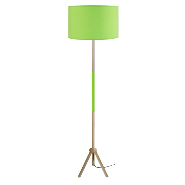 Lampadaire TOSEL TRIDENT,bois, H165xD40xP40  cm.