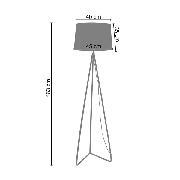 Lampada da terra PIED TRIANGLE 45cm