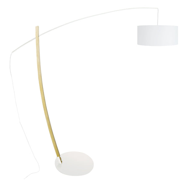 Lampadaire TOSEL HUSQVARNA,bois , H190xD50xP180  cm.