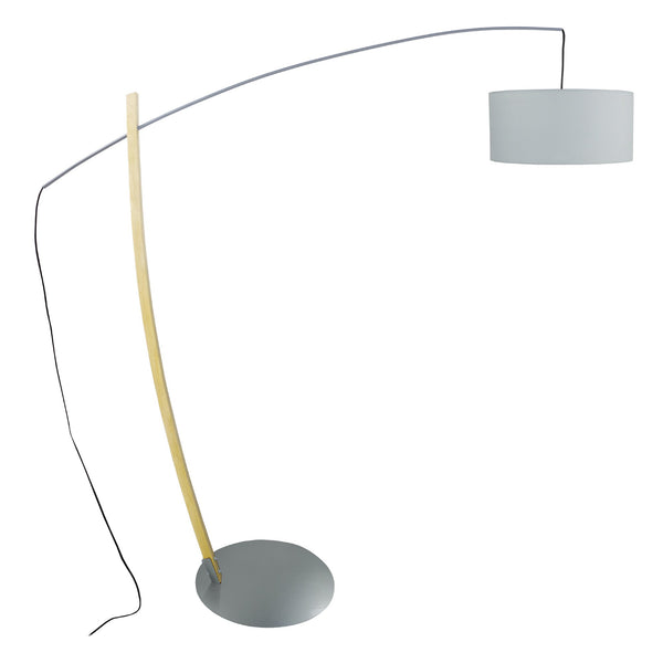 Lampadaire TOSEL HUSQVARNA,bois , H190xD50xP180  cm.