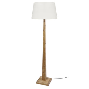 Lampadaire TOSEL TACKS,bois naturel, H156xD50xP50  cm.