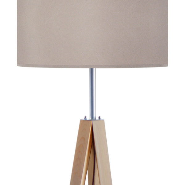 Lampadaire TOSEL IDUN B,bois, H161xD45xP45  cm.