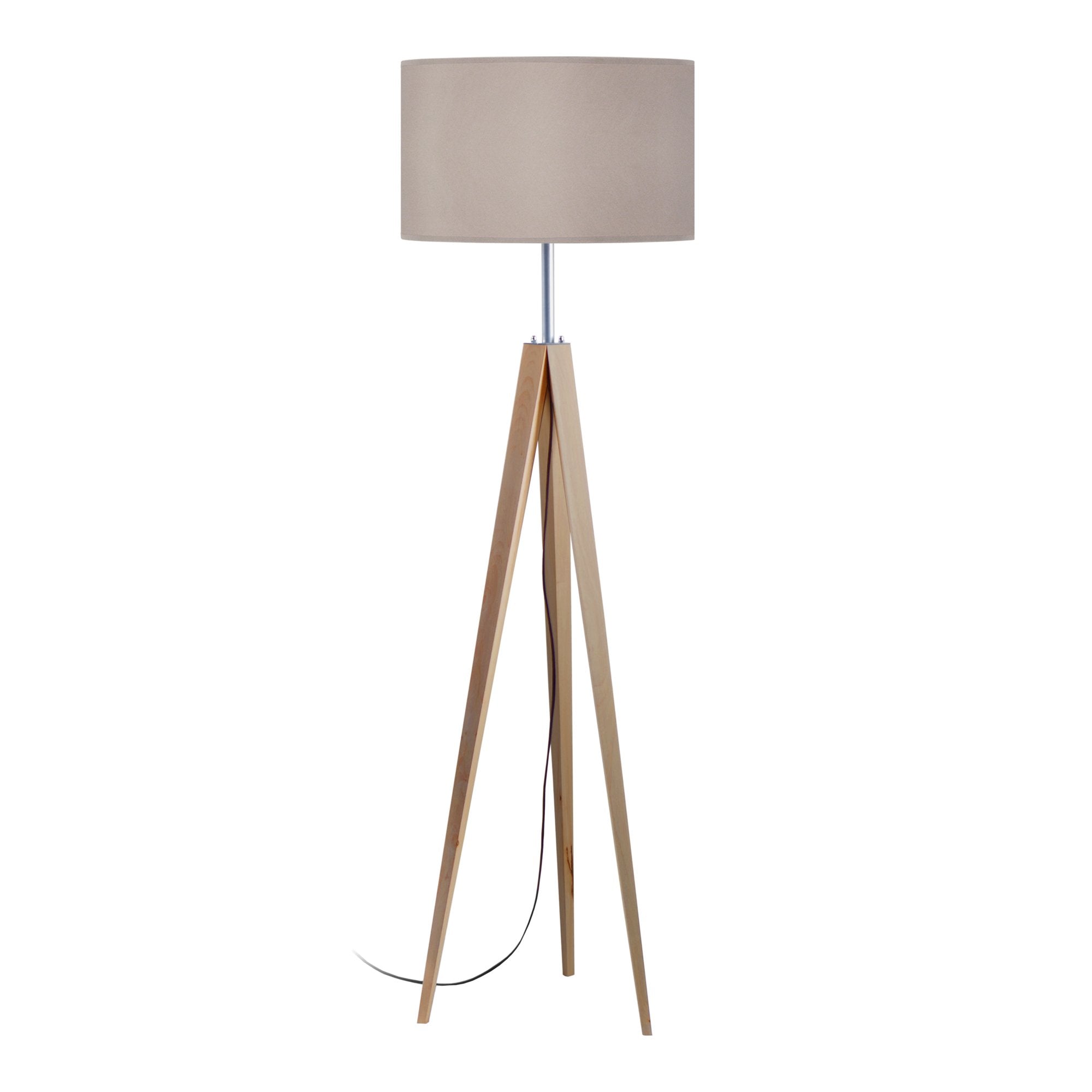 Lampadaire TOSEL IDUN B,bois, H161xD45xP45  cm.