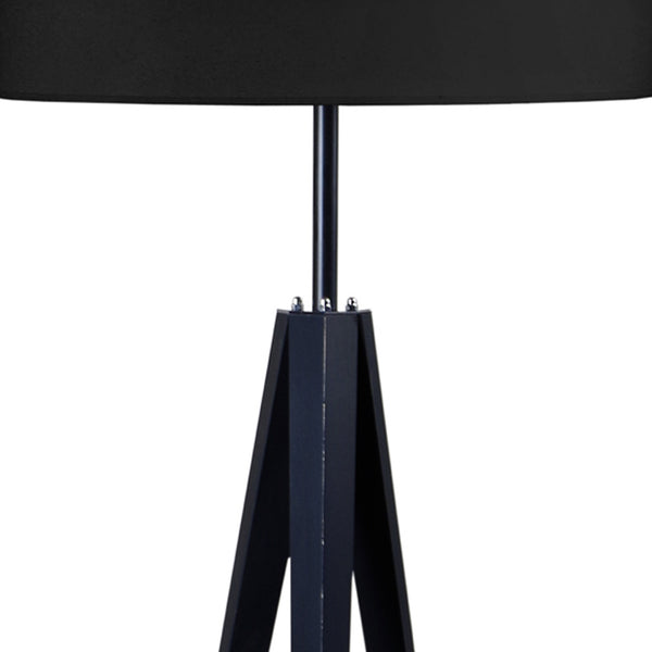 Lampadaire TOSEL IDUN B,bois, H161xD45xP45  cm.