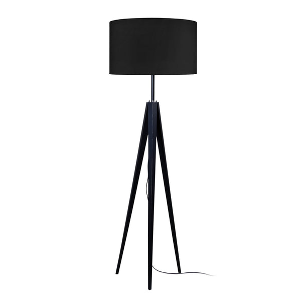 Lampadaire TOSEL IDUN B,bois, H161xD45xP45  cm.