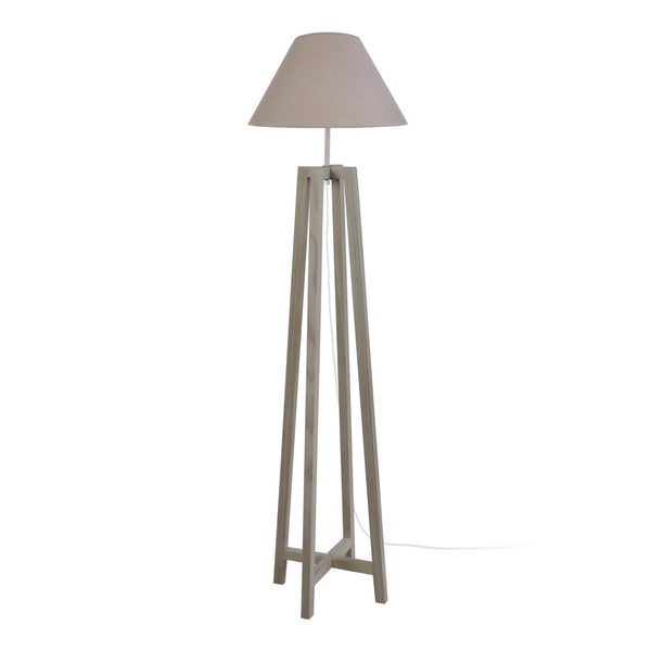 Lampadaire TOSEL KALMAR,bois, H155xD40xP40  cm.