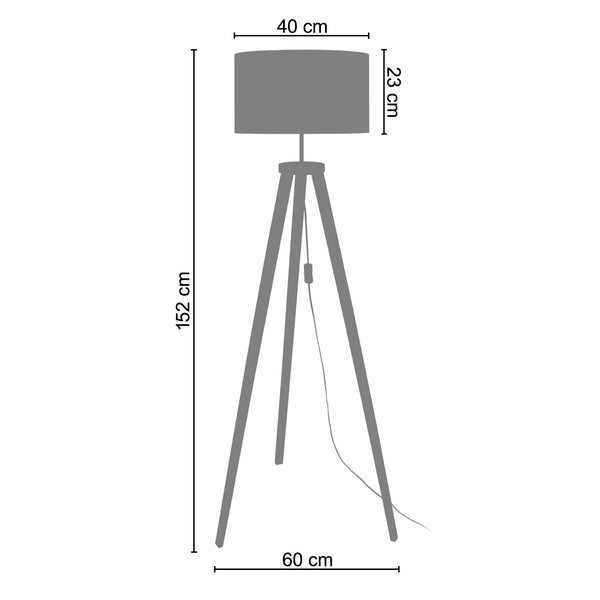 Lampadaire MALMO 40cm - 1 Lumière