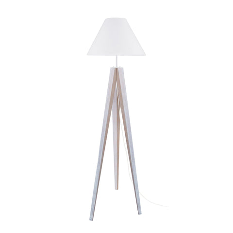 Lampadaire TOSEL IDUN,bois, H163xD50xP50  cm.