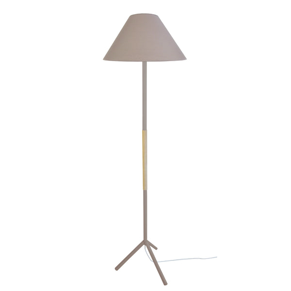 Lampadaire TOSEL TRIDENT C,bois, H155xD40xP40  cm.