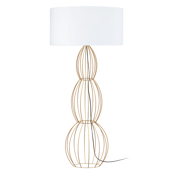 Lampadaire TOSEL BRADFORD,métal, H155xD40xP40  cm.