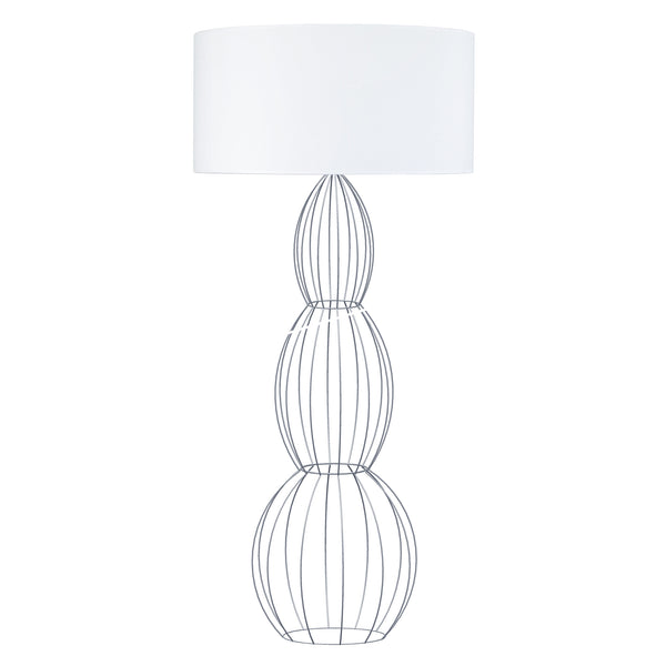 Lampadaire TOSEL BRADFORD,métal, H155xD40xP40  cm.