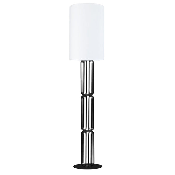 Lampadaire TOSEL LISBURNE,métal, H155xD30xP30  cm.