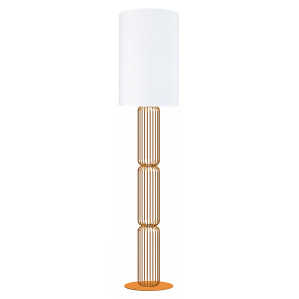 Lampadaire TOSEL LISBURNE,métal, H155xD30xP30  cm.