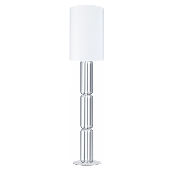 Lampadaire TOSEL LISBURNE,métal, H155xD30xP30  cm.