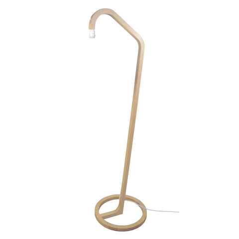 Lampadaire TOSEL MOKUZAI,bois  , H162xD45xP45  cm.
