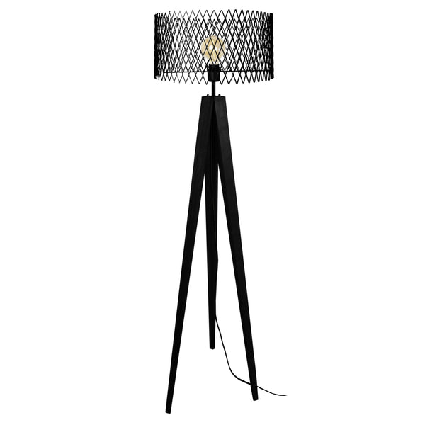 Lampadaire TOSEL ASTER,bois, H160xD45xP45  cm.