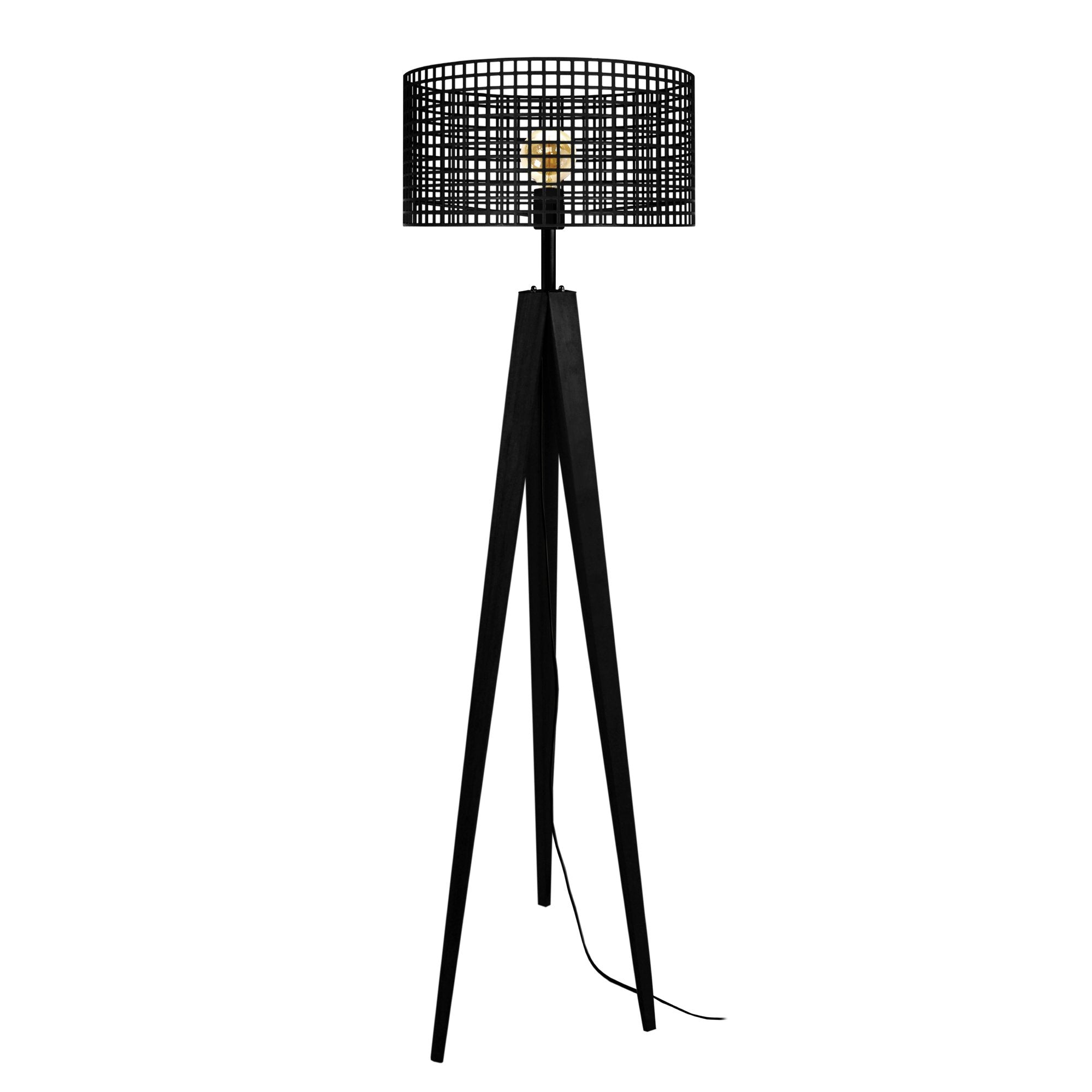Lampadaire TOSEL LISERON,bois , H160xD45xP45  cm.