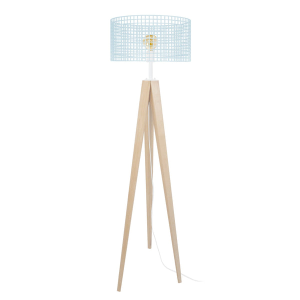 Lampadaire TOSEL LISERON,bois , H160xD45xP45  cm.