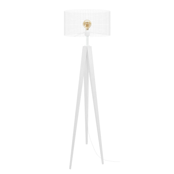 Lampadaire TOSEL NOIRON,bois , H160xD45xP45  cm.
