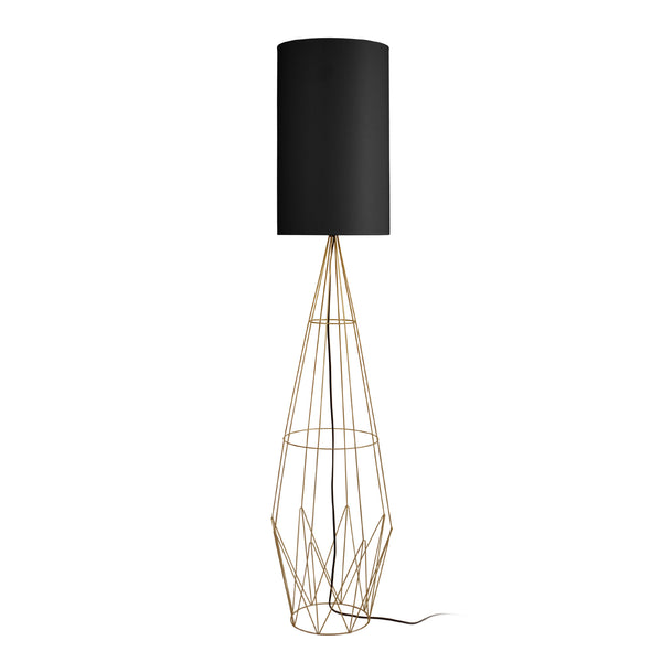 Lampadaire TOSEL ABERDEEN,métal, H165xD30xP30  cm.