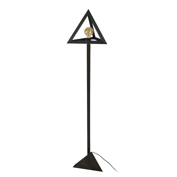 Lampadaire TOSEL TÉTRAÈDRE A,bois , H165xD35xP35  cm.