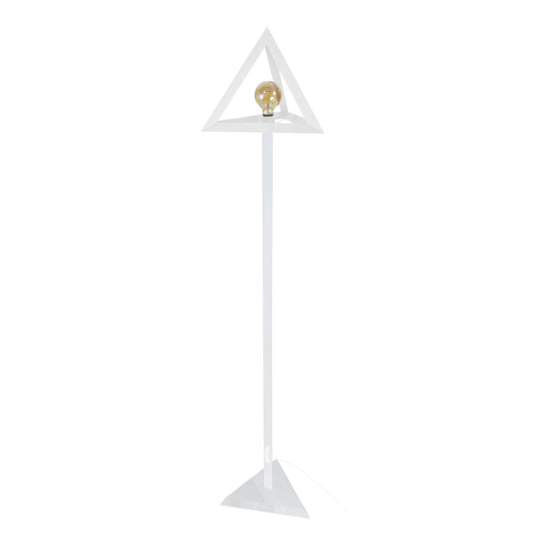 Lampadaire TOSEL TÉTRAÈDRE A,bois , H165xD35xP35  cm.